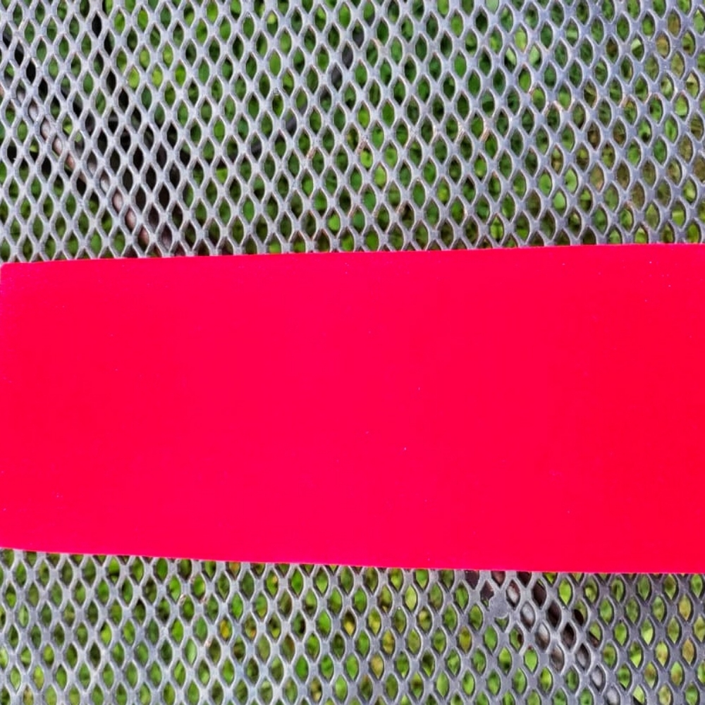 Red Soft Velvet Clutch - Picture 2 of 3